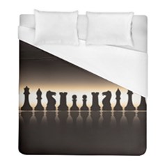 Chess Pieces Duvet Cover (full/ Double Size) by Valentinaart