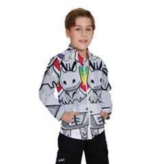 Angry Unicorn Wind Breaker (kids) by KAllan