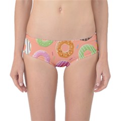 Doughnut Bread Donuts Orange Classic Bikini Bottoms by Mariart