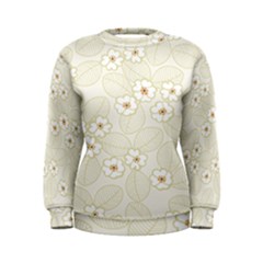 Flower Floral Leaf Women s Sweatshirt