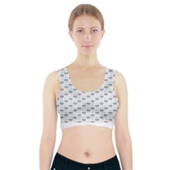 Glasses Black Blue Sports Bra With Pocket