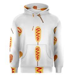 Hot Dog Buns Sate Sauce Bread Men s Pullover Hoodie by Mariart