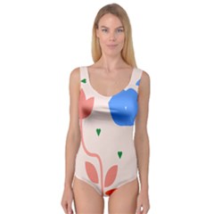 Lip Sexy Flower Tulip Heart Pink Red Blue Green Love Princess Tank Leotard  by Mariart