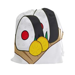 Sushi Food Japans Drawstring Pouches (xxl) by Mariart