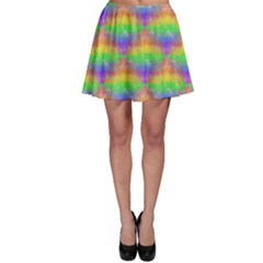 Painted Rainbow Pattern Skater Skirt by Brini