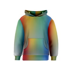 Rainbow Flag Simple Kids  Pullover Hoodie by Mariart