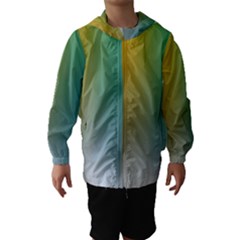 Rainbow Flag Simple Hooded Wind Breaker (kids) by Mariart