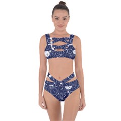 Time World Clocks Bandaged Up Bikini Set 