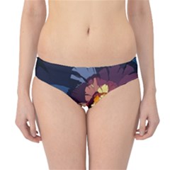 Flower Hipster Bikini Bottoms by oddzodd