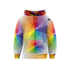 Colour Value Diagram Circle Round Kids  Zipper Hoodie by Mariart