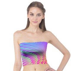 Light Aurora Pink Purple Gold Tube Top by Mariart