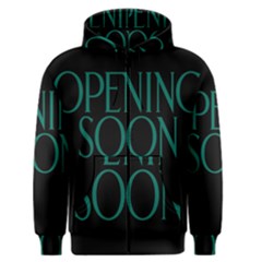 Opening Soon Sign Men s Zipper Hoodie by Mariart