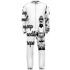 Eat, Sleep, Meditate, Repeat  Onepiece Jumpsuit (men)  by Valentinaart