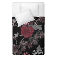 Sakura Rose Duvet Cover Double Side (single Size) by iVelz