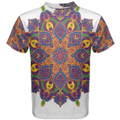 Ornate Mandala Men s Cotton Tee by Valentinaart