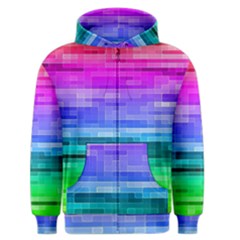 Pretty Color Men s Zipper Hoodie by BangZart