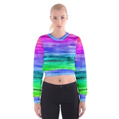 Pretty Color Cropped Sweatshirt by BangZart