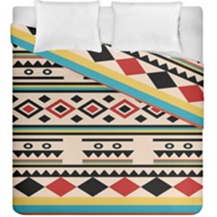 Tribal Pattern Duvet Cover Double Side (king Size) by BangZart