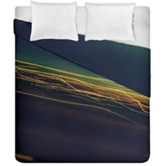 Night Lights Duvet Cover Double Side (california King Size) by BangZart