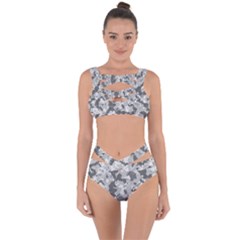 Camouflage Patterns Bandaged Up Bikini Set 