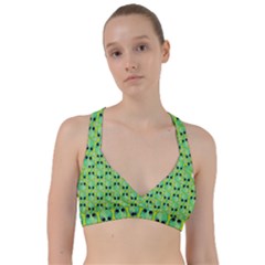 Alien Pattern Sweetheart Sports Bra by BangZart