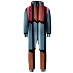 Shingle Roof Shingles Roofing Tile Hooded Jumpsuit (men)  by BangZart