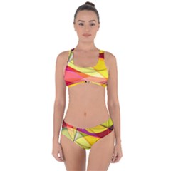 Abstract #367 Criss Cross Bikini Set