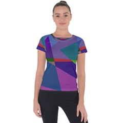 Abstract #415 Tipping Point Short Sleeve Sports Top 