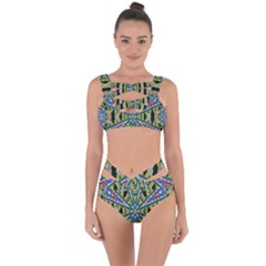 Kaleidoscope Background Bandaged Up Bikini Set 