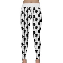 Guitar Print Color Picker Classic Yoga Leggings by Brini