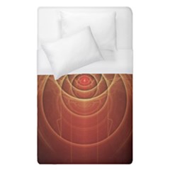 The Rusty Red Fractal Scarab Of Fiery Old Man Ra Duvet Cover (single Size) by jayaprime