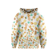 Seamless Summer Fruits Pattern Kids  Pullover Hoodie by TastefulDesigns