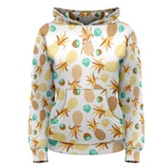 Seamless Summer Fruits Pattern Women s Pullover Hoodie by TastefulDesigns