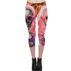 Bride From Hell Capri Leggings  by Valentinaart