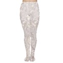 Off White Lace Pattern Women s Tights View1