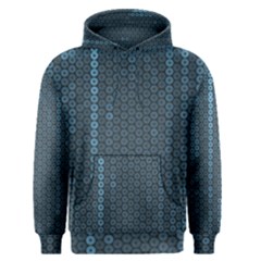 Blue Sparkly Sequin Texture Men s Pullover Hoodie by paulaoliveiradesign