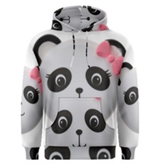 Pretty Cute Panda Men s Pullover Hoodie by BangZart