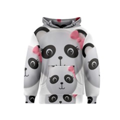 Pretty Cute Panda Kids  Pullover Hoodie by BangZart