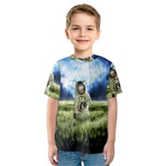 Astronaut Kids  Sport Mesh Tee