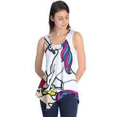 I Love Unicorn  Sleeveless Tunic by ninabolenart