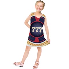 Casino Chip Clip Art Kids  Tunic Dress by BangZart