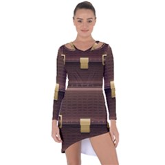 Brown Bag Asymmetric Cut-out Shift Dress