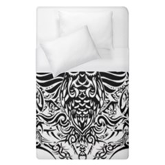 Tattoo Tribal Owl Duvet Cover (single Size) by Valentinaart