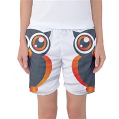 Owl Logo Women s Basketball Shorts by BangZart