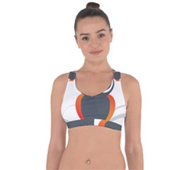 Owl Logo Cross String Back Sports Bra