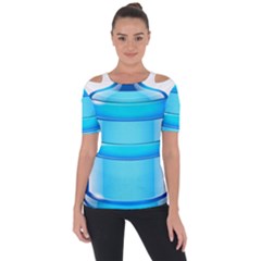 Large Water Bottle Short Sleeve Top