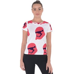 Stormtroper Pattern  Short Sleeve Sports Top 