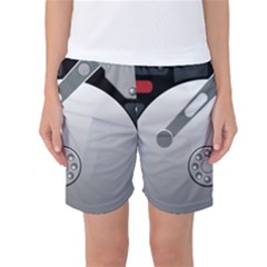 Computer Hard Disk Drive Hdd Women s Basketball Shorts by BangZart