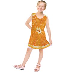 Orange Slice Kids  Tunic Dress by BangZart