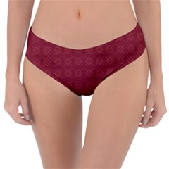 Purple Pattern Background Texture Reversible Classic Bikini Bottoms